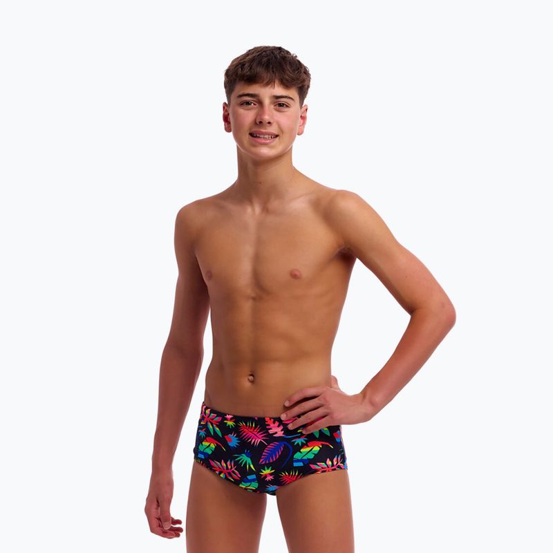 Detské plavecké boxerky Funky Trunks Sidewinder Trunks lost leaf 2