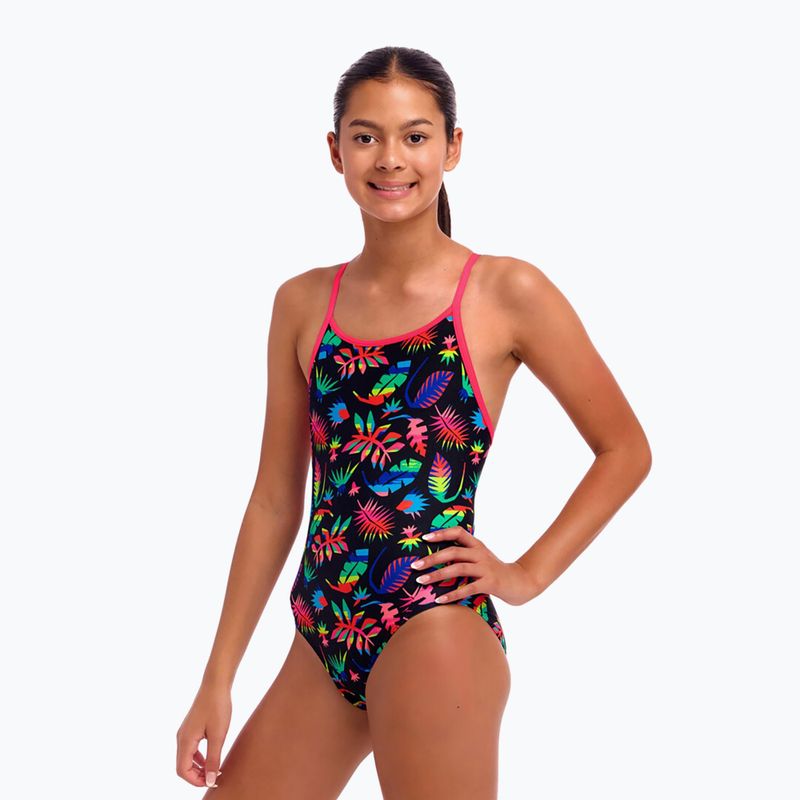 Detské jednodielne plavky Funkita Diamond Back One Piece lost leaf
