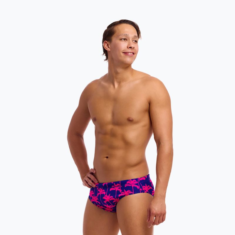 Pánske plavky Funky Trunks Classic Brief pinky palms 2