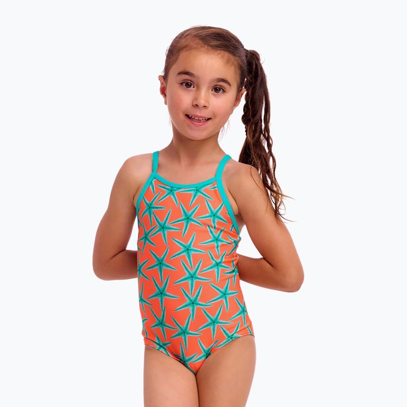 Detské jednodielne plavky Funkita Printed One Piece stars below