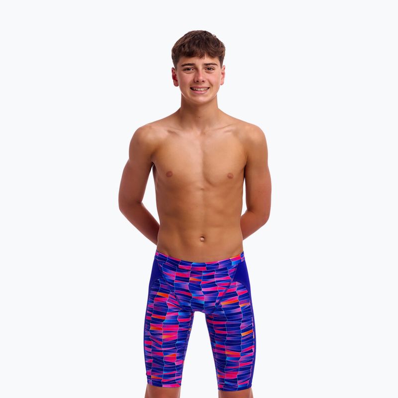 Detské plavky Funky Trunks Training Jammers warped waves 2