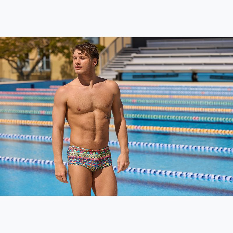 Pánske plavecké boxerky Funky Trunks Sidewinder Trunks packed up 5