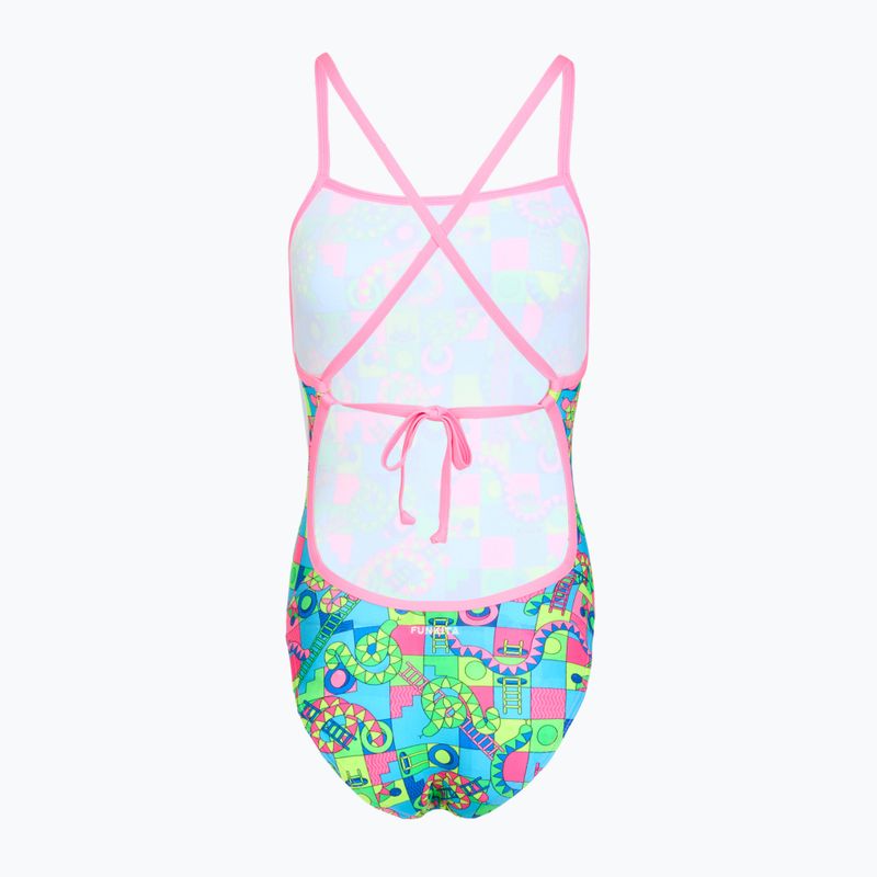 Dámske jednodielne plavky  Funkita Tie Me Tight One piece lakes & saddles 2