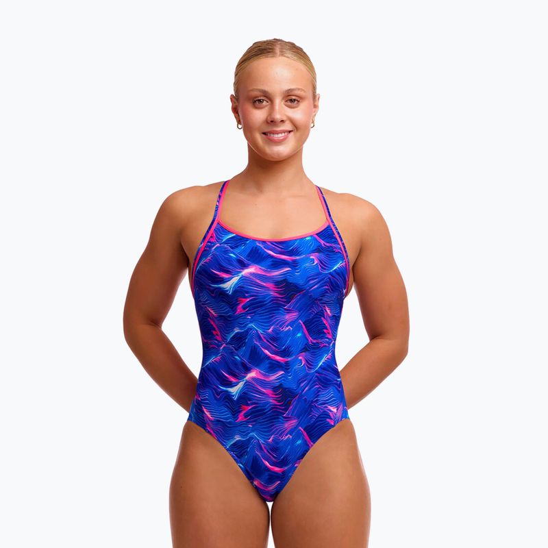 Dámske jednodielne plavky Funkita Diamond Back One piece rising tide 2