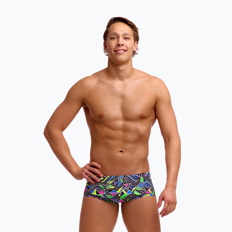 Pánske plavecké boxerky Funky Trunks Classic Trunks bits of peace 3