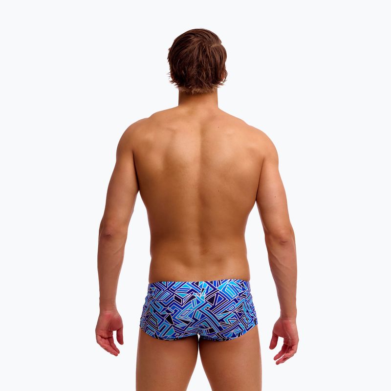 Pánske plavecké boxerky Funky Trunks Classic Trunks blue bits 3