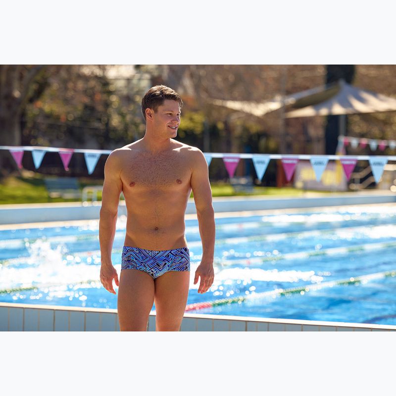 Pánske plavecké boxerky Funky Trunks Classic Trunks blue bits 5