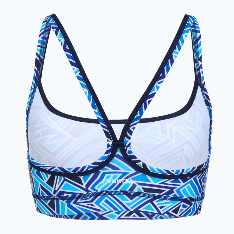 Vrchný diel plaviek Funkita Sports Top blue bits 2