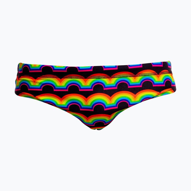 Pánske plavky Funky Trunks Classic Brief in rainbow