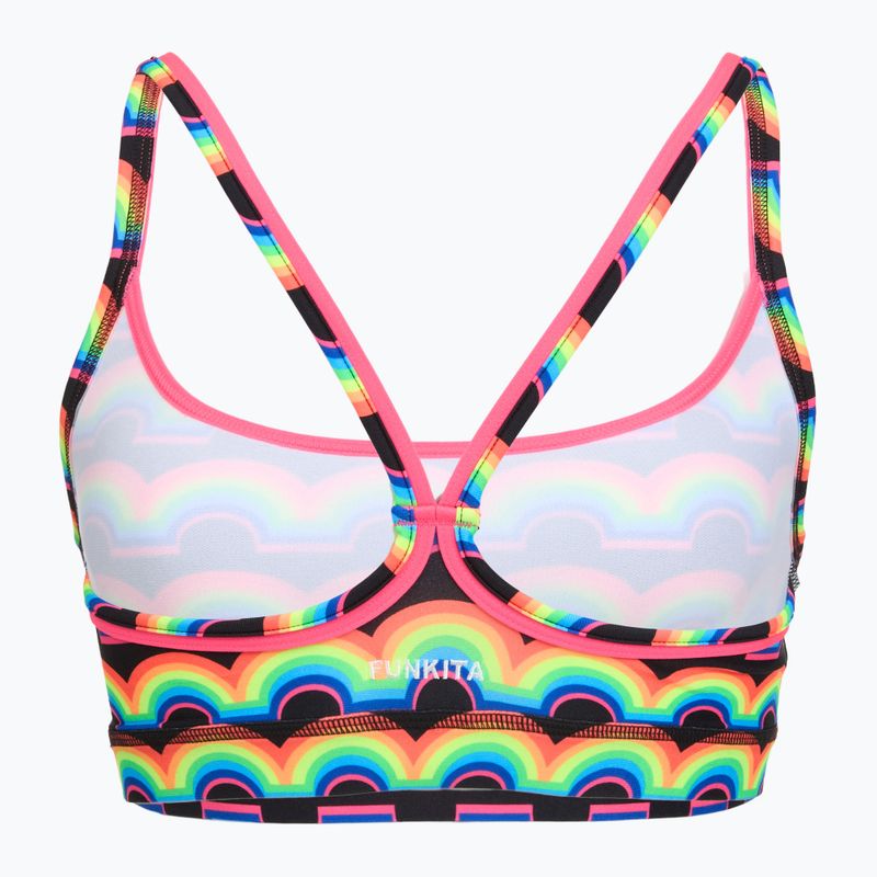 Vrchný diel plaviek Funkita Sports Top rainbowie 2