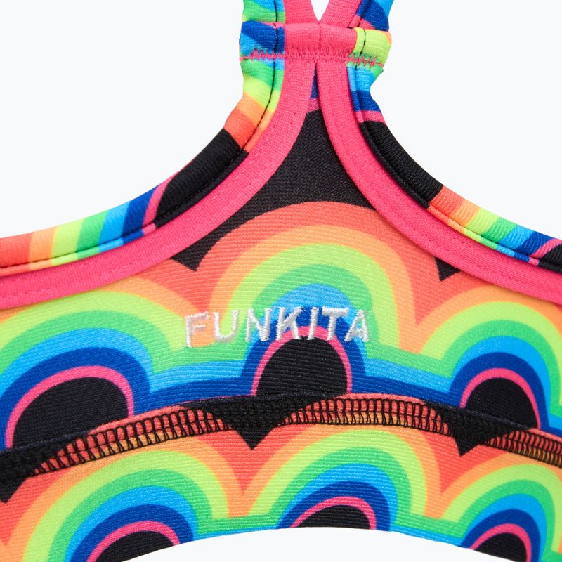Vrchný diel plaviek Funkita Sports Top rainbowie 3
