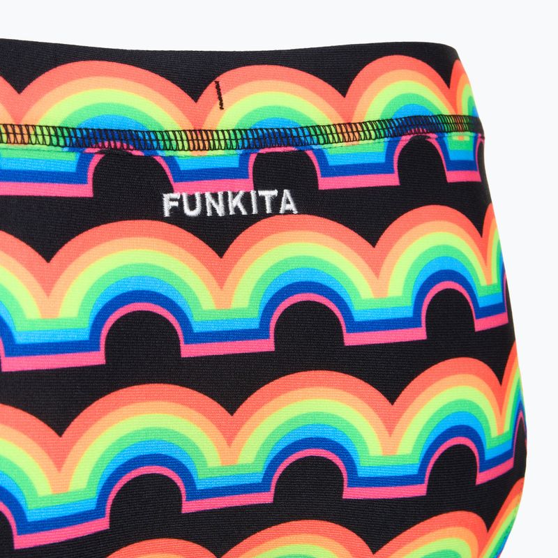 Spodný diel plaviek Funkita Sports Brief rainbowie 3