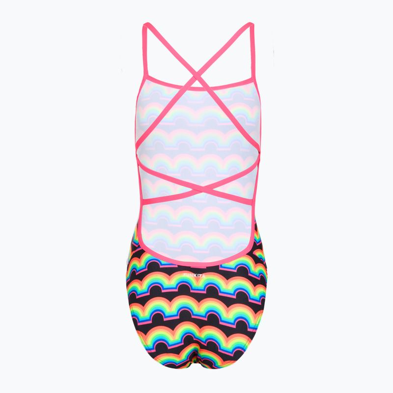 Dámske jednodielne plavky Funkita Strapped In One piece rainbowie 2