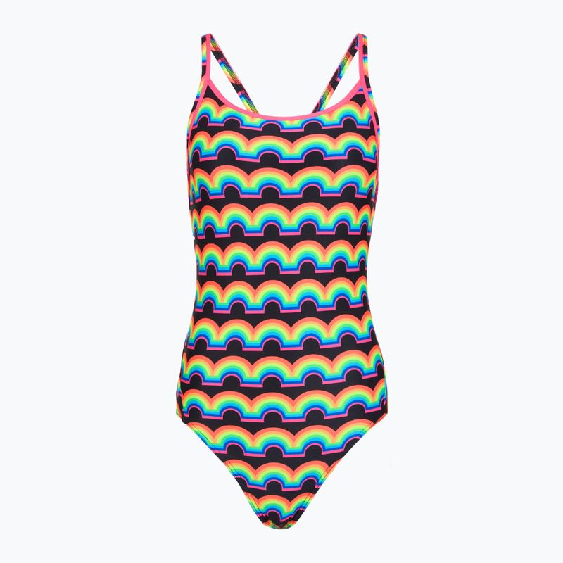 Dámske jednodielne plavky Funkita Diamond Secure One piece rainbowie