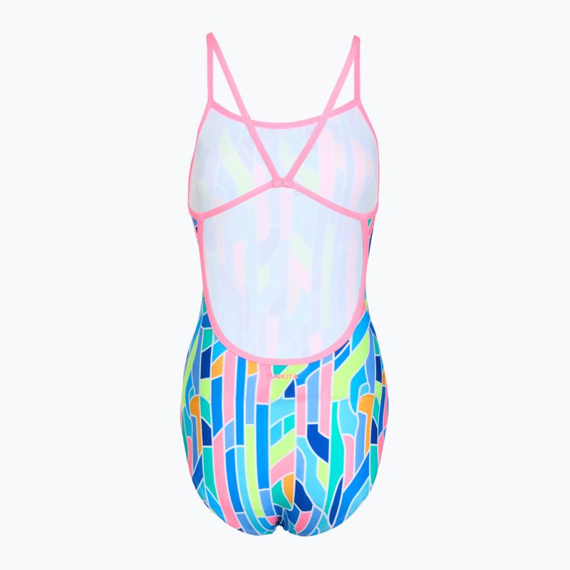 Dámske jednodielne plavky Funkita Single Strap One piece pillared 2