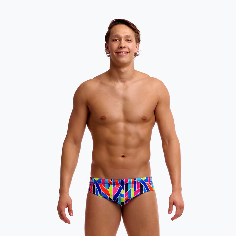 Pánske plavky Funky Trunks Classic Brief fault lines 2