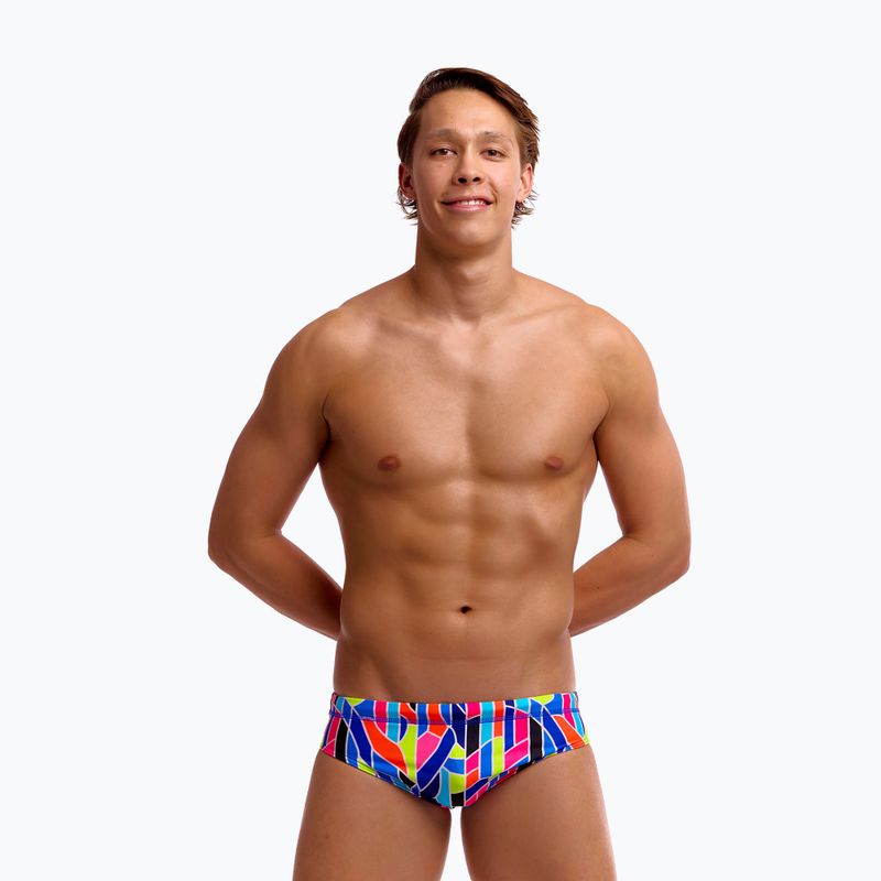 Pánske plavky Funky Trunks Classic Brief fault lines 3