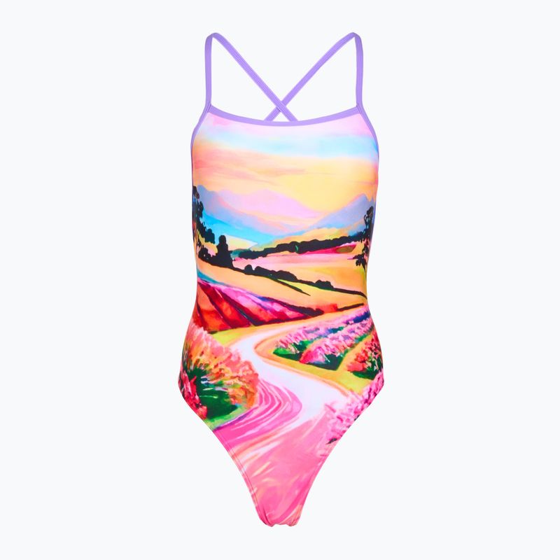 Dámske jednodielne plavky Funkita Strapped In One piece meadow made