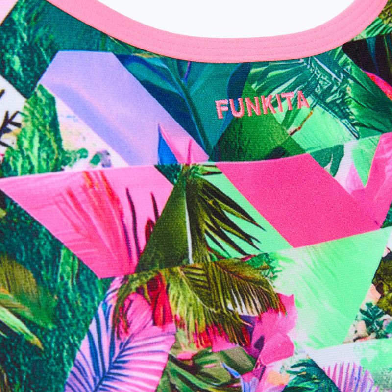 Dámske jednodielne plavky Funkita Single Strap One piece sub lime 3