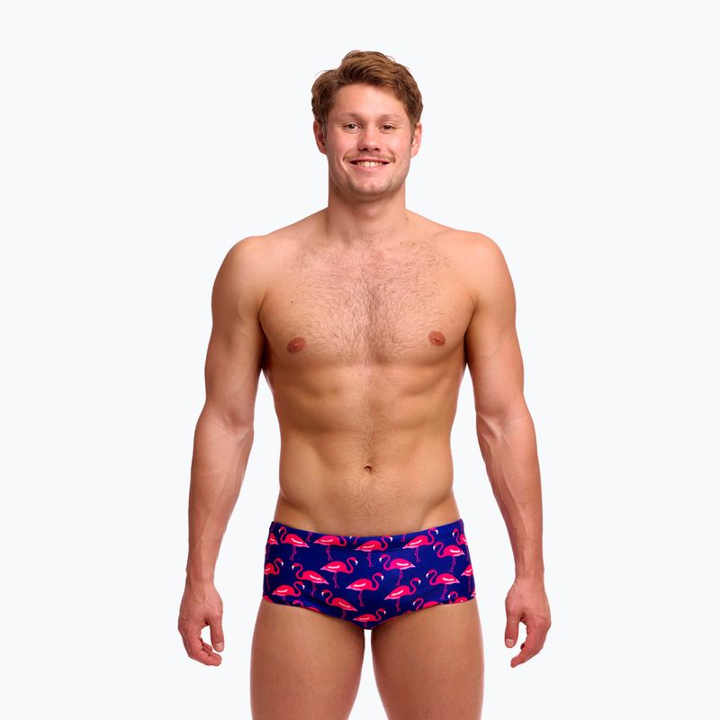 Pánske plavecké boxerky Funky Trunks Sidewinder Trunks flocked up 2