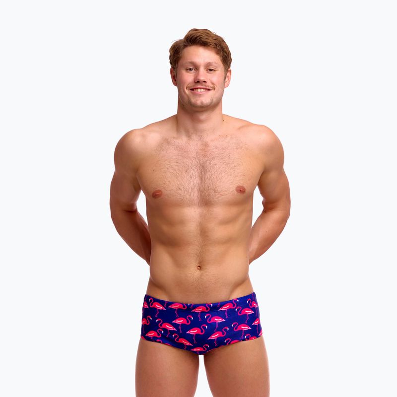 Pánske plavecké boxerky Funky Trunks Sidewinder Trunks flocked up 3