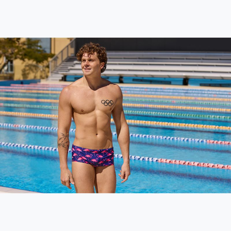 Pánske plavecké boxerky Funky Trunks Sidewinder Trunks flocked up 6