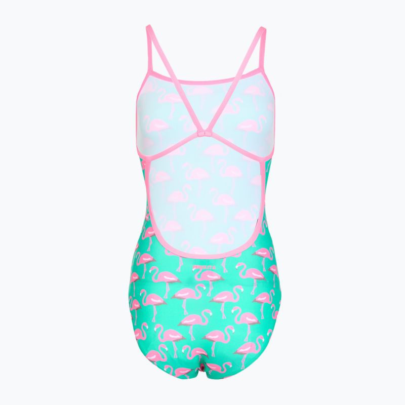 Dámske jednodielne plavky Funkita Single Strap One piece go flamingo! 2