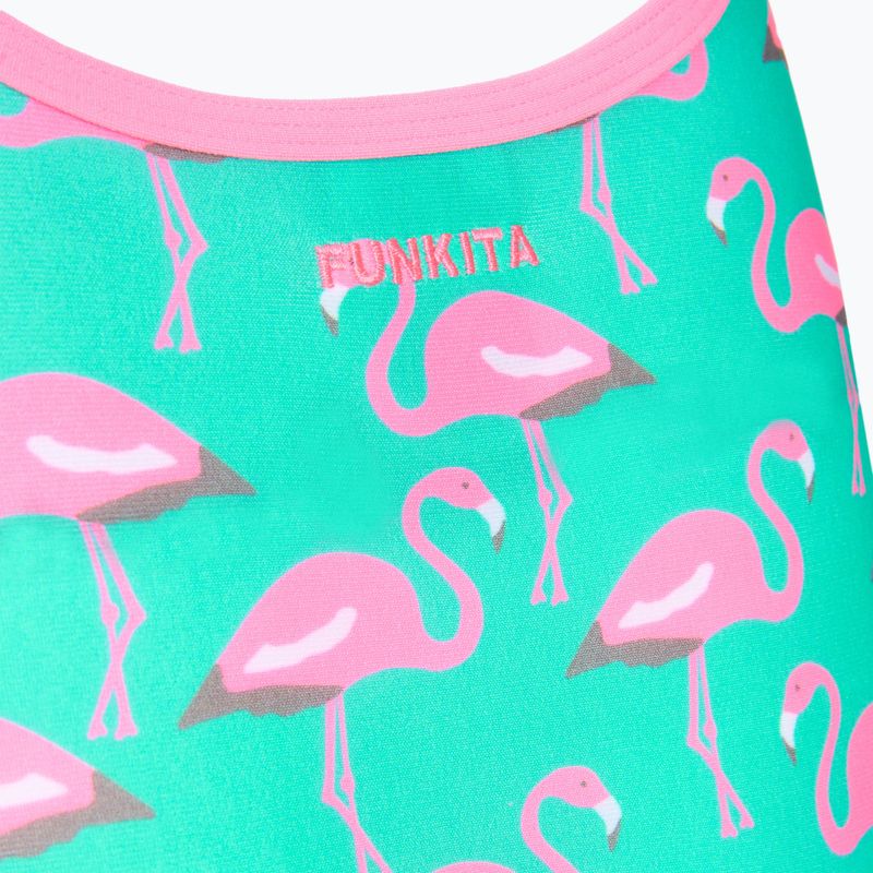Dámske jednodielne plavky Funkita Single Strap One piece go flamingo! 3