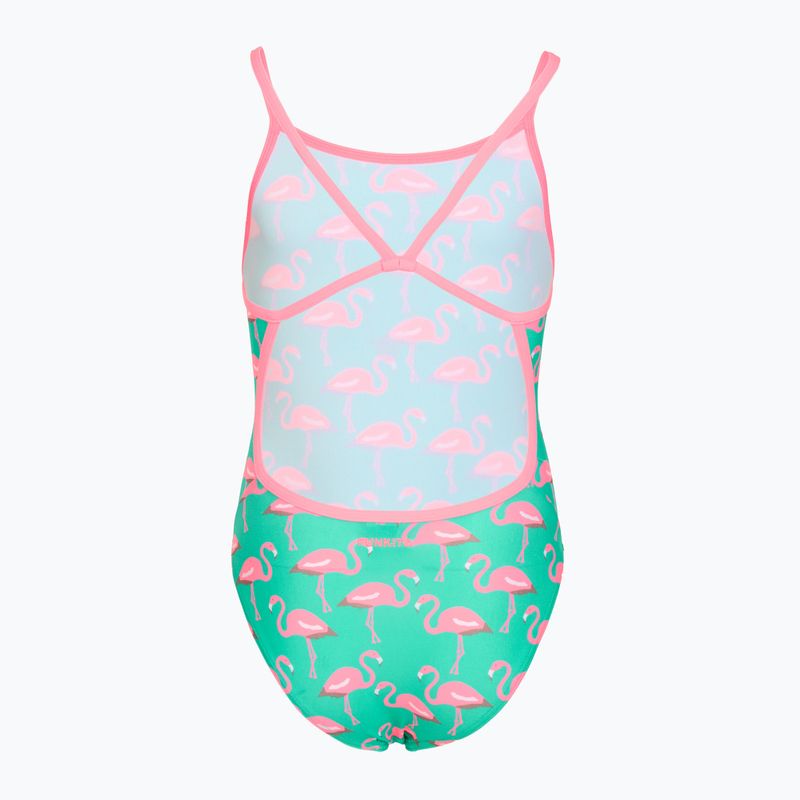 Detské jednodielne plavky Funkita Single Strap One Piece go flamingo! 2