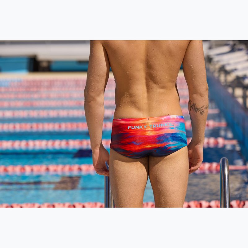 Pánske plavecké boxerky Funky Trunks Sidewinder Trunks sunset delight 9