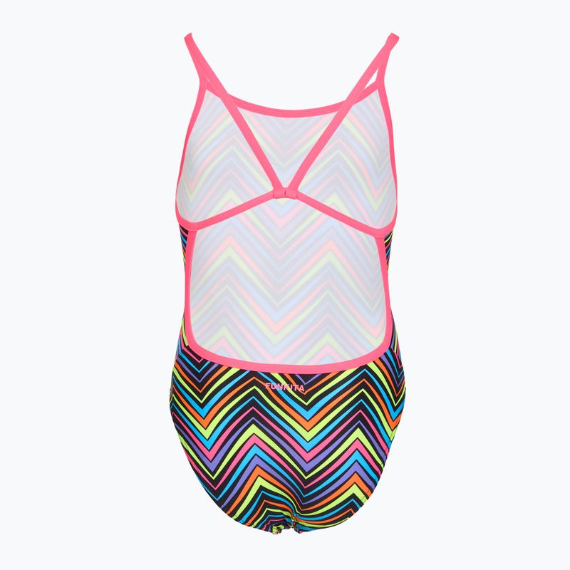 Detské jednodielne plavky Funkita Single Strap One Piece up down 2