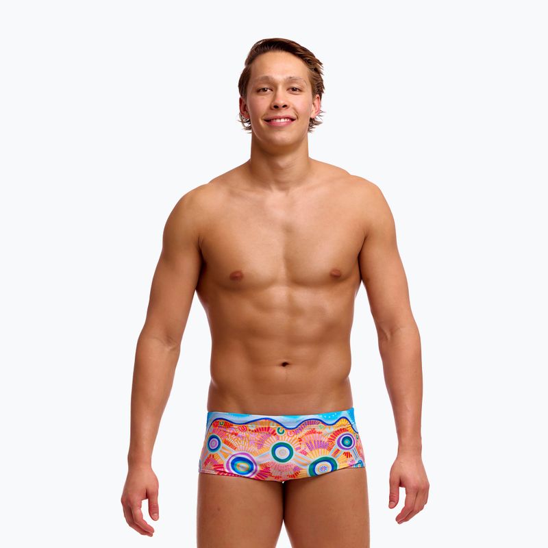 Pánske plavecké boxerky Funky Trunks Sidewinder Trunks kulin colour 2