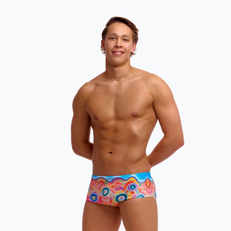 Pánske plavecké boxerky Funky Trunks Sidewinder Trunks kulin colour 3