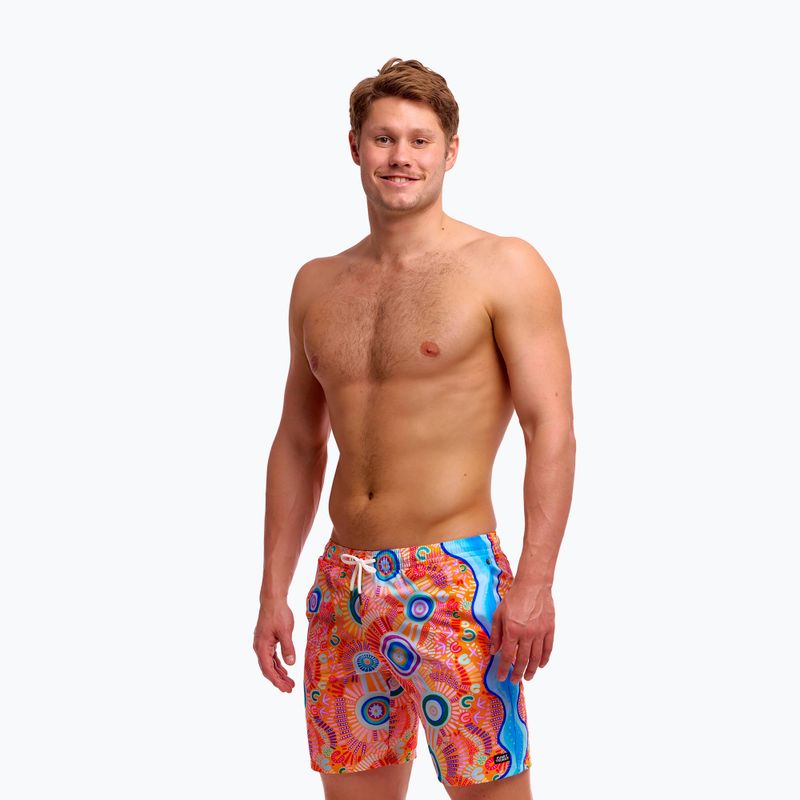 Pánske plavkové šortky Funky Trunks Long Johnny Short culinary colour 3