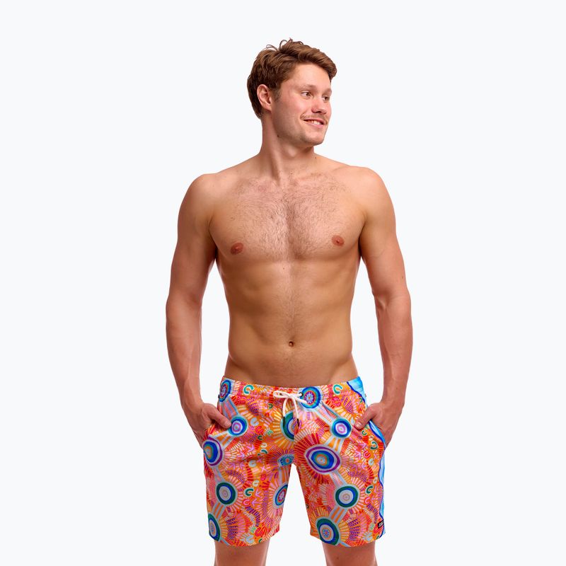 Pánske plavkové šortky Funky Trunks Long Johnny Short culinary colour 5