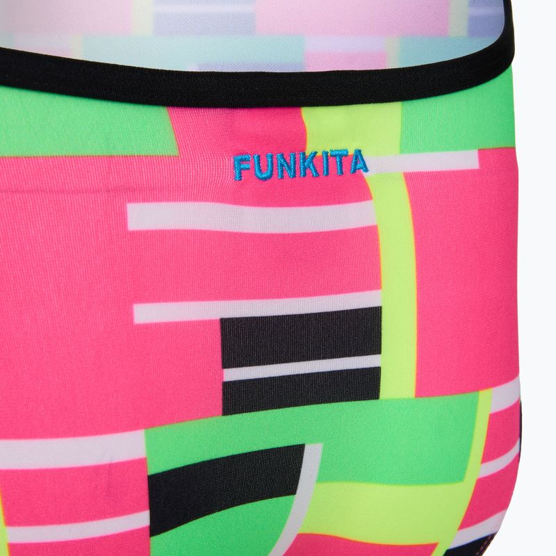 Jednodielne plavky Funkita Single Strap One piece blocked again 3