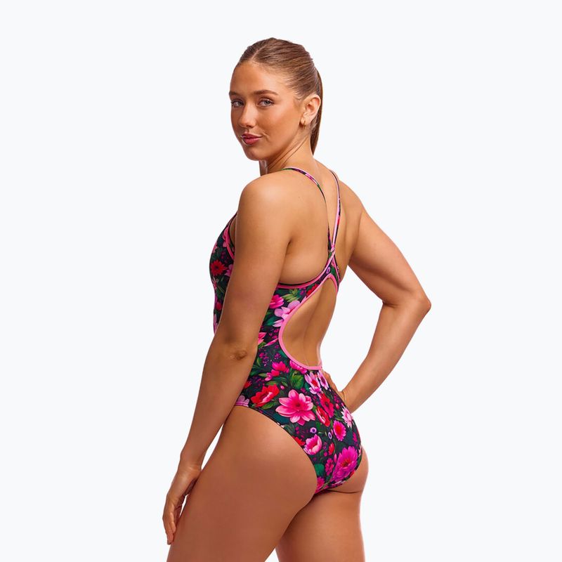 Dámske jednodielne plavky Funkita Diamond Back One pieces garden glow 2