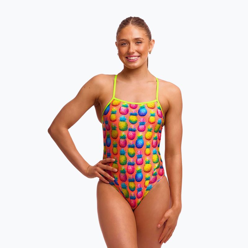 Dámske jednodielne plavky Funkita Single Strap One pieces pinky pinley