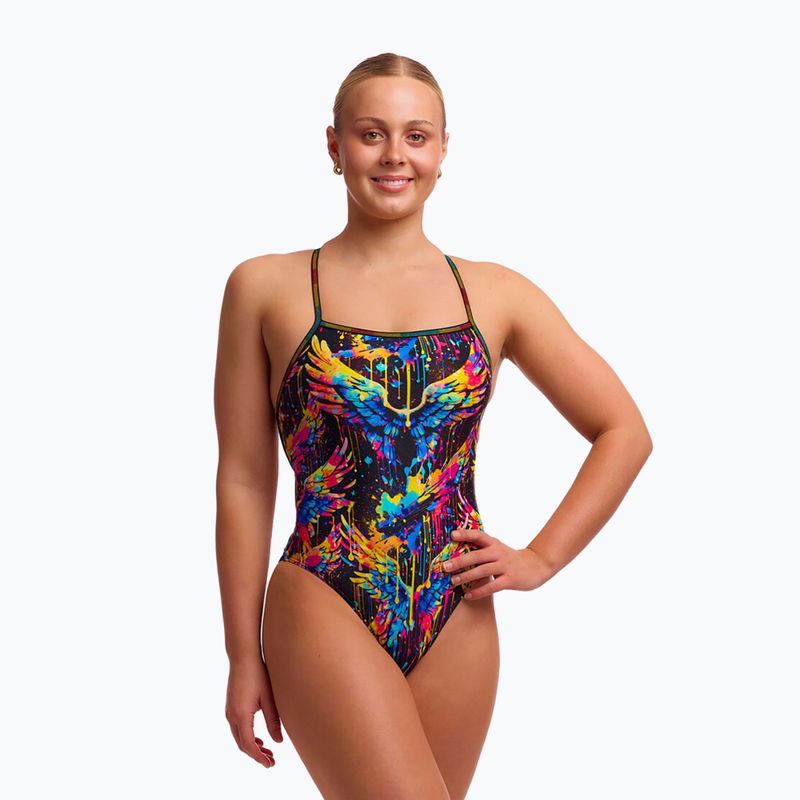 Dámske jednodielne plavky Funkita Strapped In One pieces killer cupid