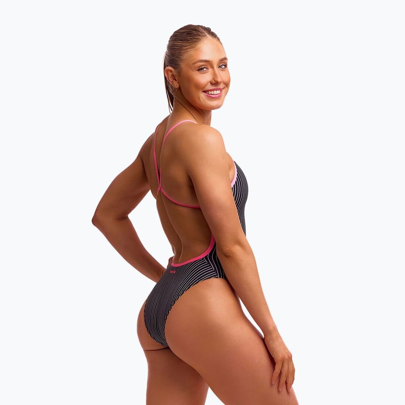 Dámske jednodielne plavky Funkita Single Strength One pieces pin stripe 2
