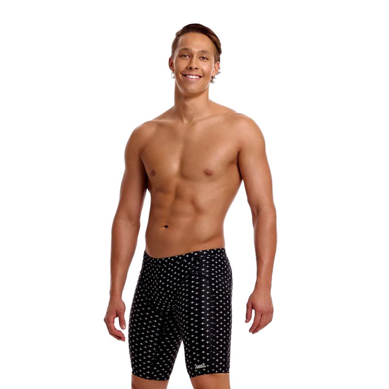 Pánske plavky jammery Funky Trunks Training Jammers be positive 2