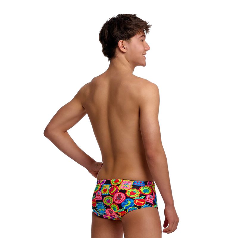 Chlapčenské plavecké boxerky Funky Trunks Sidewinder Trunks berry good 3