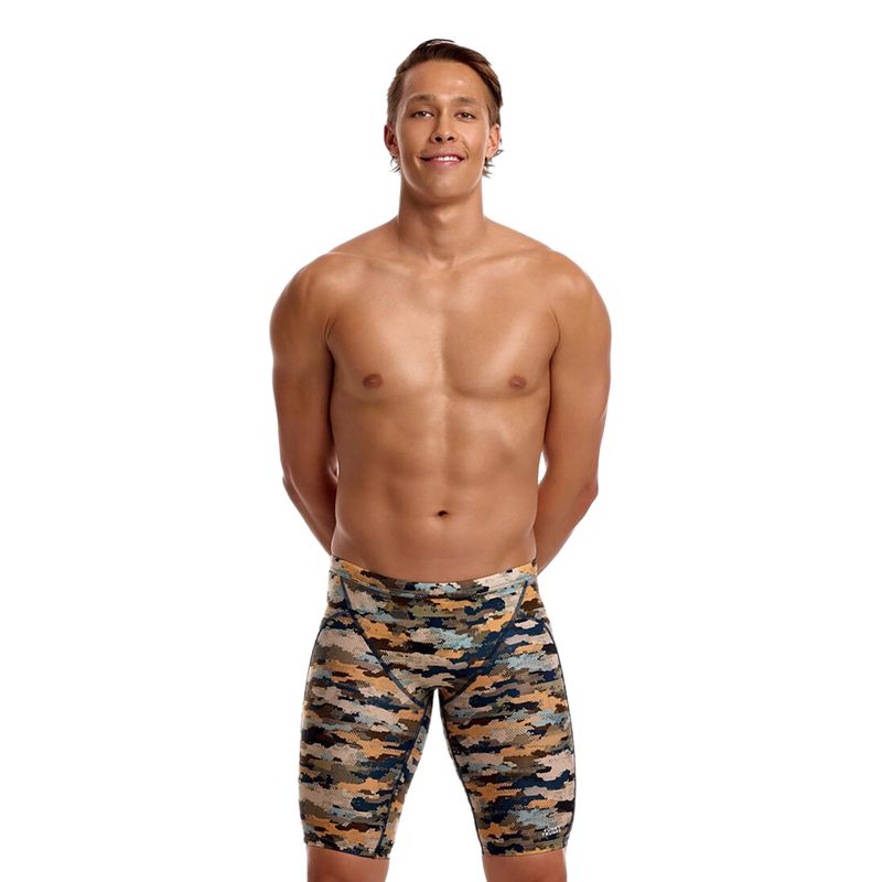 Pánske plavky jammery Funky Trunks Training Jammers bilko baby 2