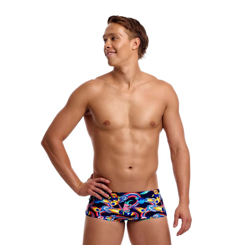 Pánske plavecké boxerky Funky Trunks Sidewinder Trunks blast buddies 2