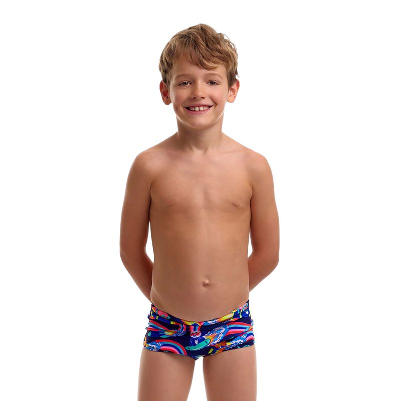 Chlapčenské plavecké boxerky Funky Trunks Printed Trunks blast buddies 2