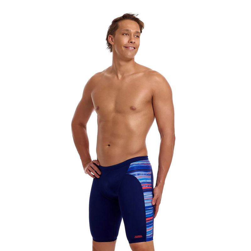 Pánske plavky jammery Funky Trunks Training Jammers lost lines 4