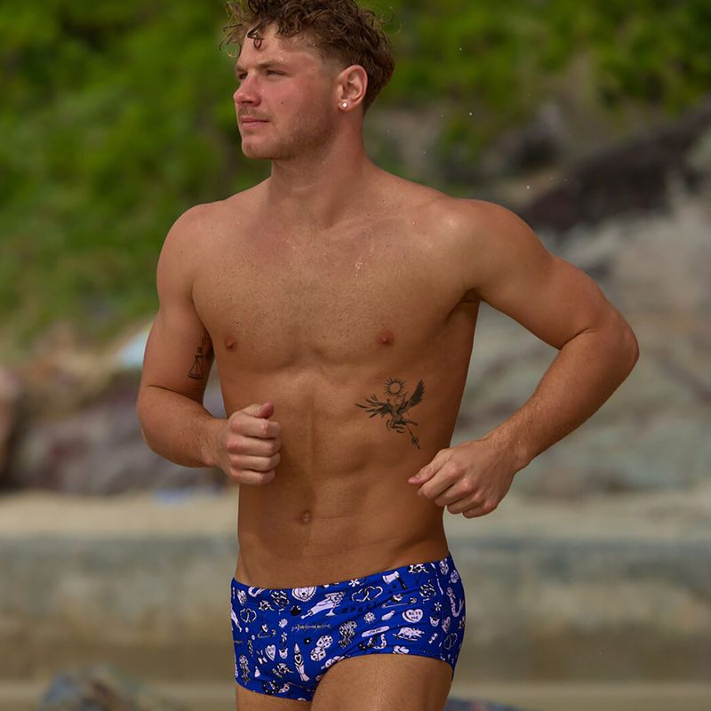 Pánske plavecké boxerky Funky Trunks Sidewinder Trunks scratchy 4