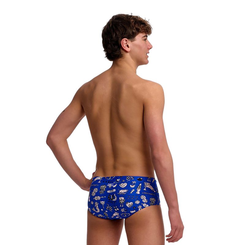 Chlapčenské plavecké boxerky Funky Trunks Sidewinder Trunks scratchy 2
