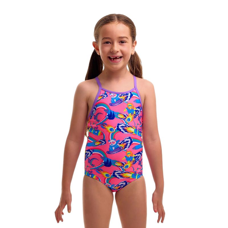 Detské jednodielne plavky Funkita Printed One Piece sweet surfers 2