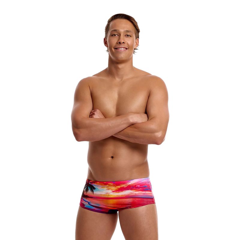 Pánske plavecké boxerky Funky Trunks Sidewinder Trunks touch of paradise 2
